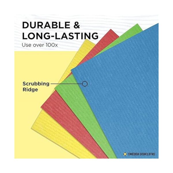 Paños suecos para platos absorbentes reutilizables y