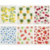 Paños de cocina suecos de frutas mixtas reutilizables_1