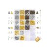 Paxcoo Kit de 2400 piezas de suministros para hacer aretes