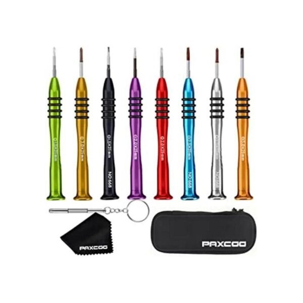 Paxcoo Juego de 8 destornilladores de precisión kit de