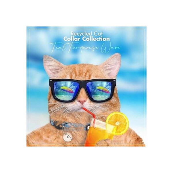 Pawtitas Collar de gato reciclado con costuras_4