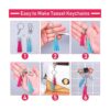 Paxcoo Dijes de borlas para hacer joyas 120 piezas de