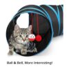 Pawaboo Juguetes para gatos tubo de túnel para gatos