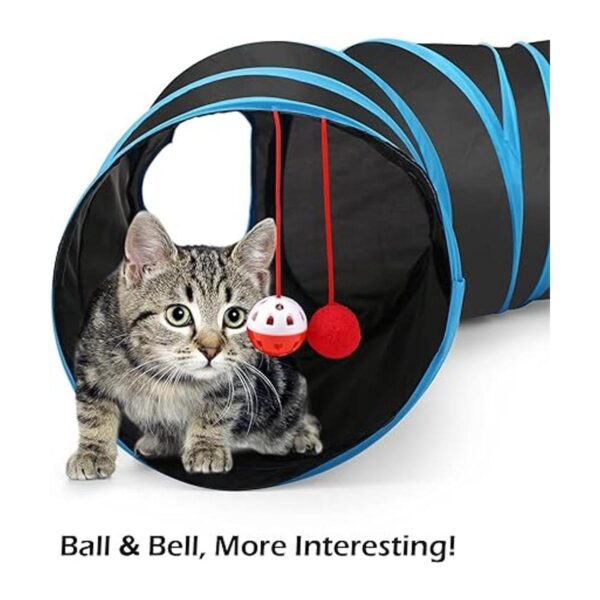 Pawaboo Juguetes para gatos tubo de túnel para gatos