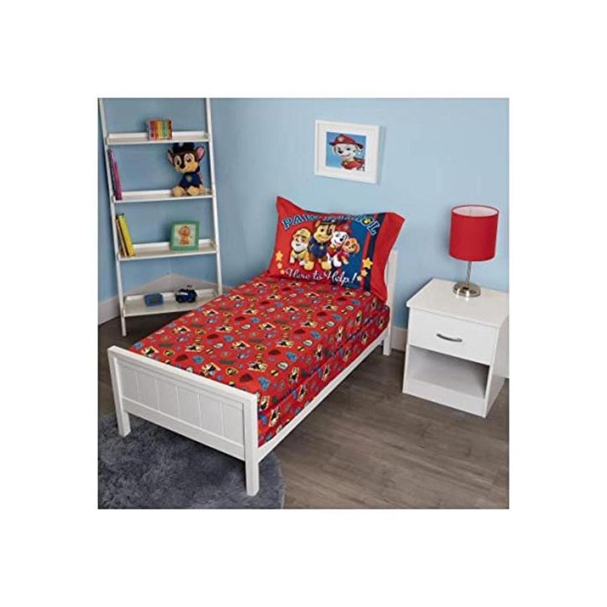 Paw Patrol Juego de sábanas bajeras y fundas de almohada