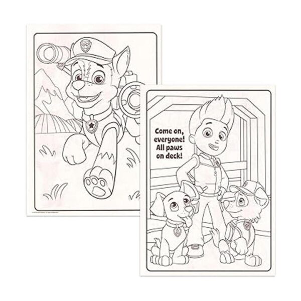Paw Patrol Juego de 2 libros para colorear y actividades_3