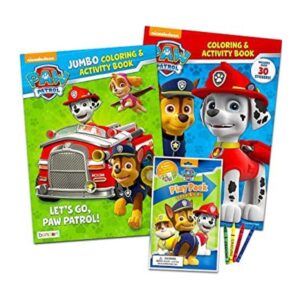 Paw Patrol Juego de 2 libros para colorear y actividades_1
