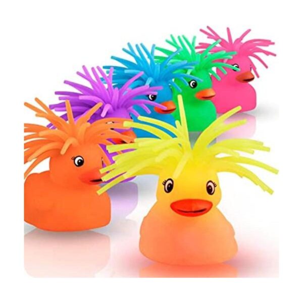 Pato de discoteca intermitente iluminado Funky juego de 6_1
