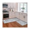 Pauwer Juego de 2 tapetes de cocina antifatiga