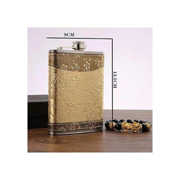 Patrón dorado de 8 onzas regalo 100 acero inoxidable