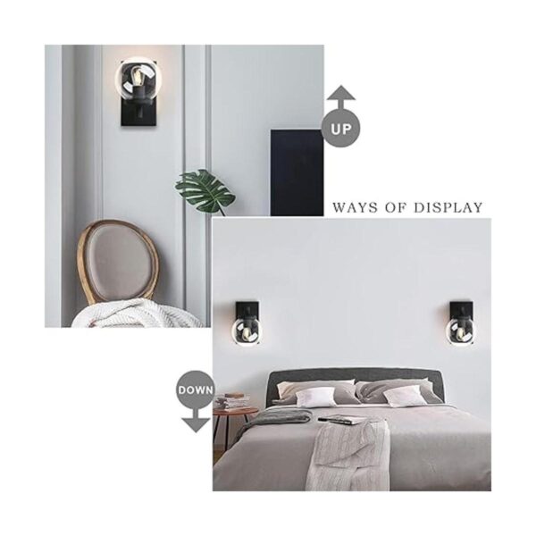 Pathson Aplique de pared vintage luz industrial para_2