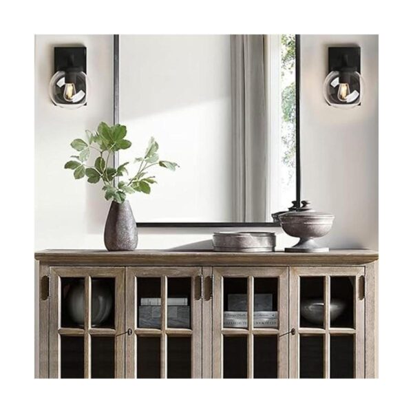 Pathson Aplique de pared vintage luz industrial para_3