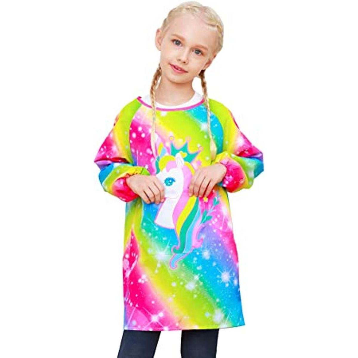 Pashop Delantal impermeable para niños con diseño de