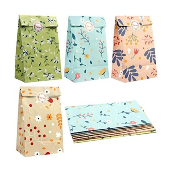 PartyTalk 48 bolsas florales para recuerdos de fiesta de