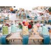 PartyTalk 48 bolsas florales para recuerdos de fiesta de