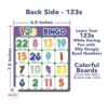 Party Hearty Juego de mesa de bingo ABC y 123 para niños_5