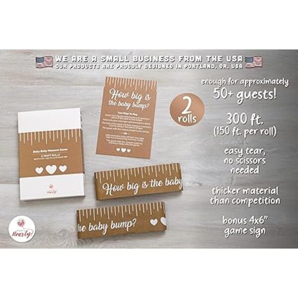 Party Hearty Baby Shower Games Juego de 2 rollos de 2_2