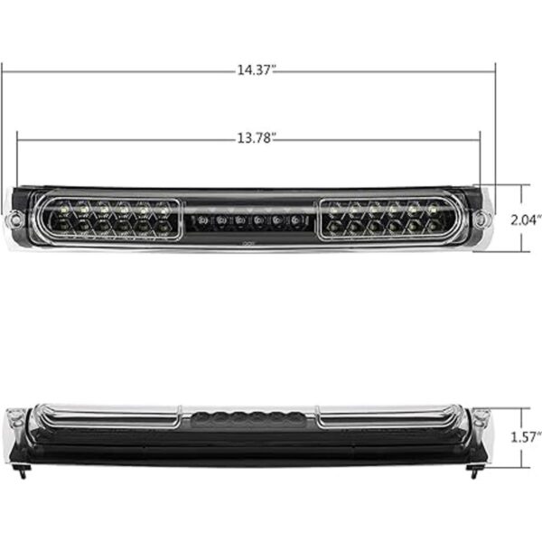 Partsam Repuesto para f150 3 luz de freno de montaje alto_6
