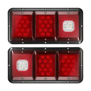 Partsam 2 luces traseras LED triples 45 LED montaje_1