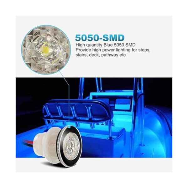 Partsam Livewell 4 luces LED de 114 pulgadas color