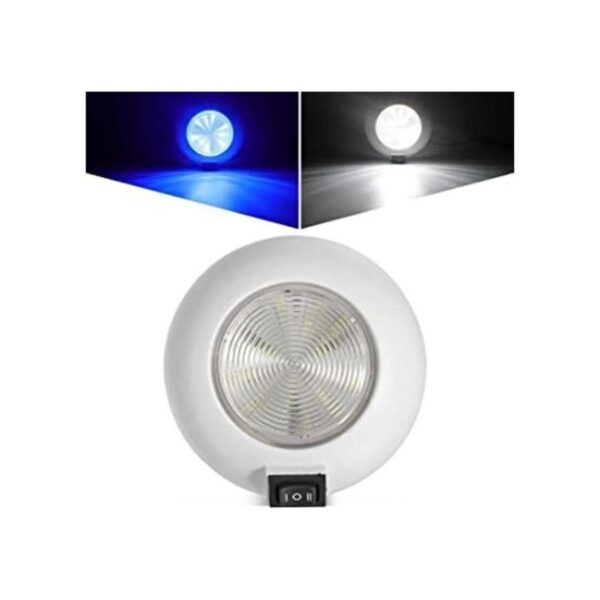 Partsam 1 unidad de luz LED redonda de 4 pulgadas soporte_1