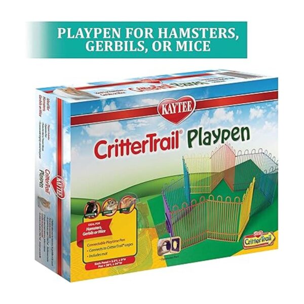 Parque infantil con alfombrilla CritterTrail de Kaytee_2