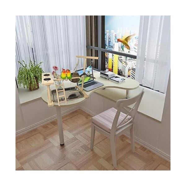 Parrots Parrots Parrots Bird Play Stand Percha de madera