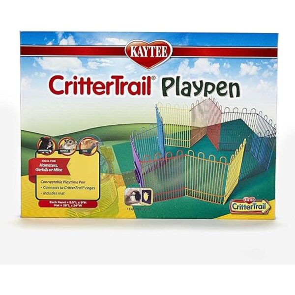 Parque infantil con alfombrilla CritterTrail de Kaytee_1