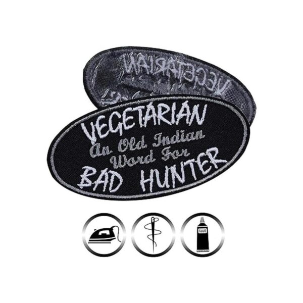 Parche vegetariano para planchar de Bad Hunter Parche_2