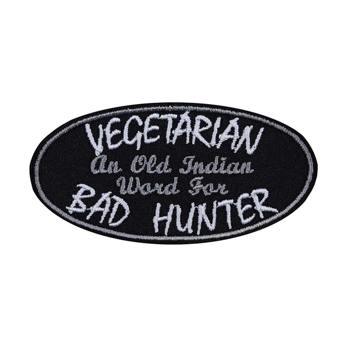 Parche vegetariano para planchar de Bad Hunter Parche