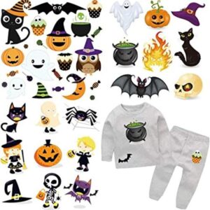 Parches de Halloween para planchar para niños pegatinas