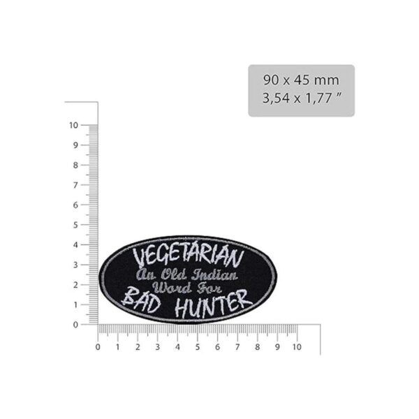 Parche vegetariano para planchar de Bad Hunter Parche_3