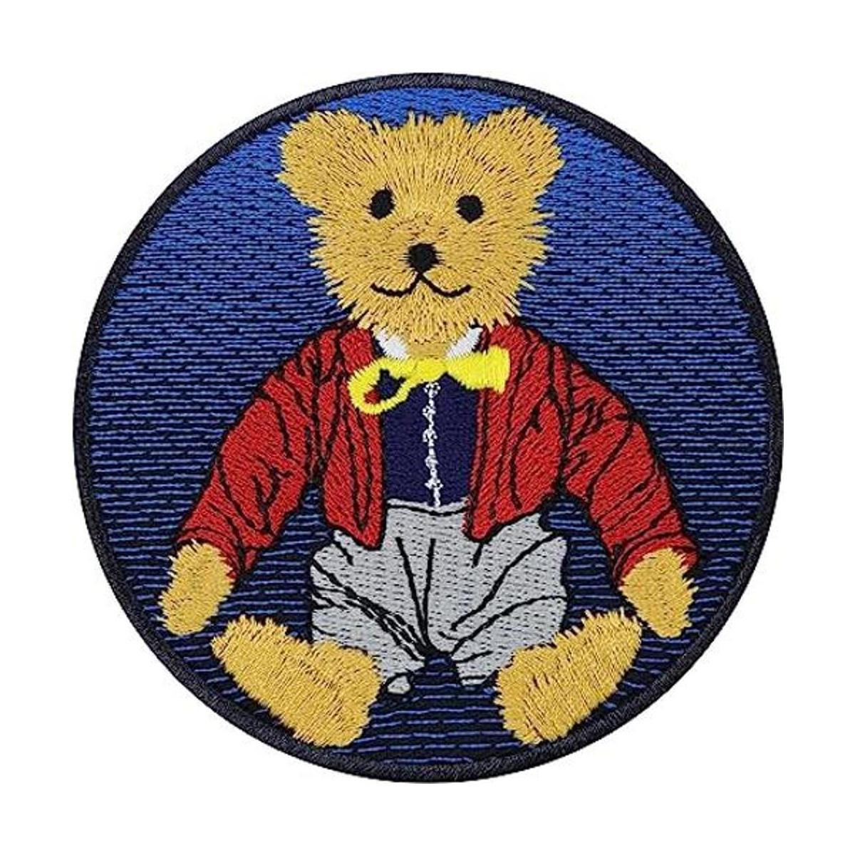 Parche para coser de oso de peluche parches coloridos