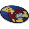 Parche para coser de oso de peluche parches coloridos