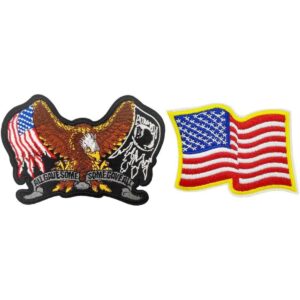Parche bordado con la bandera de Estados Unidos de América_1