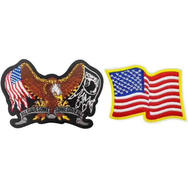 Parche bordado con la bandera de Estados Unidos de América_1