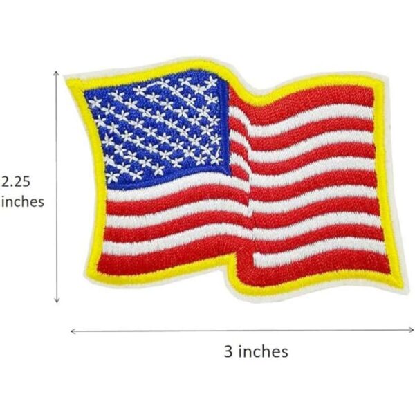 Parche bordado con la bandera de Estados Unidos de América_3