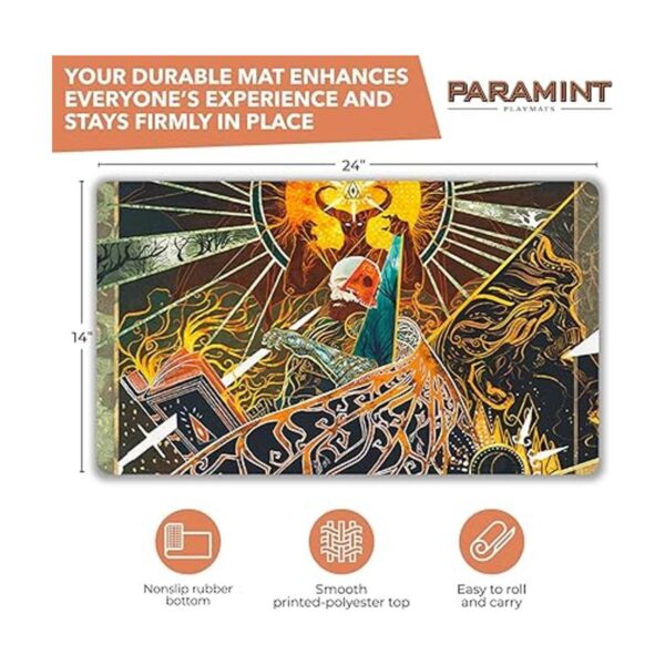 Paramint Tutor demoníaco cosida MTG Playmat de Anato_2