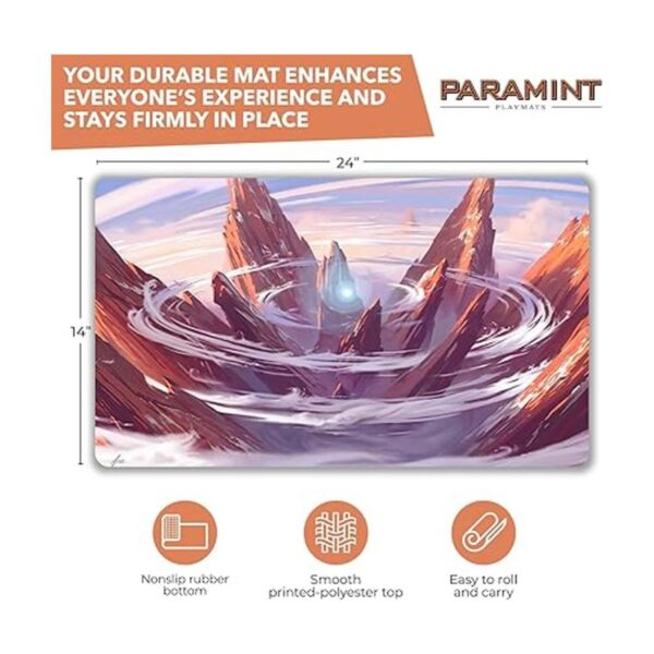 Paramint Lotus Quest cosida MTG Playmat de Asur_2