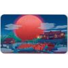 Paramint Blood Moon Shinto Anime cosido MTG Playmat_1