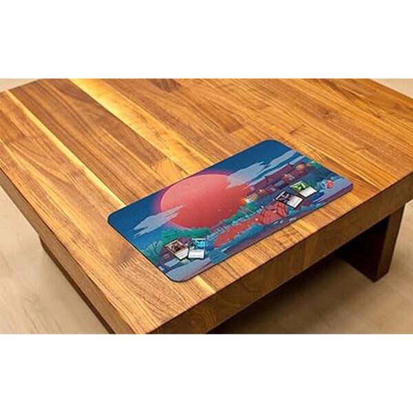 Paramint Blood Moon Shinto Anime cosido MTG Playmat_3