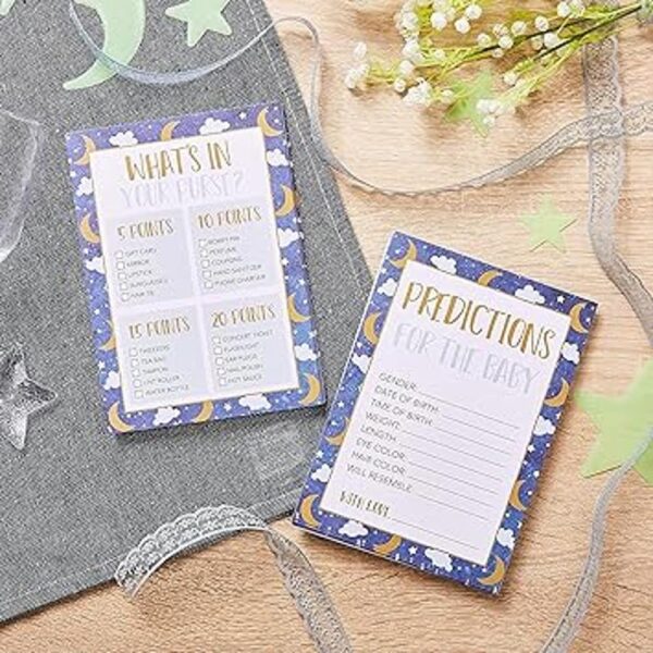 Paquetes de cartas de juego para baby shower juego de 5_2