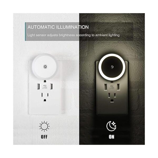 Paquete de luz nocturna LED. Blanco_2