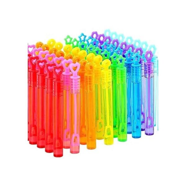 Paquete de 96 varitas de burbujas 8 diseños de mini_5