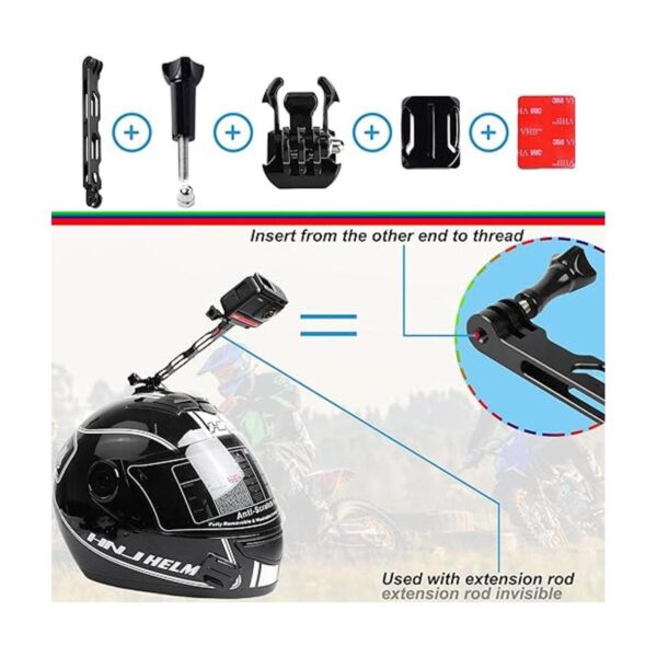 Paquete de accesorios de motocicleta para cámara Insta360_3