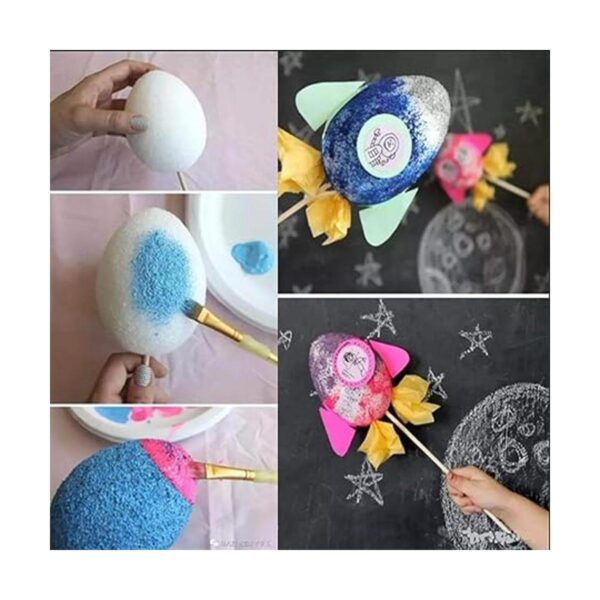 Paquete de 90 huevos de espuma para manualidades de