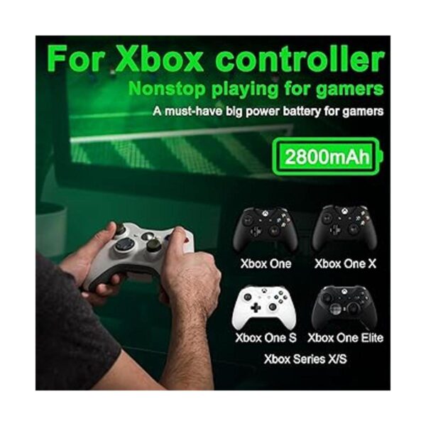 Paquete de baterías de controlador de 2800 mAh para Xbox_4