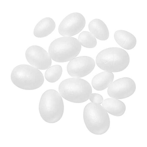 Paquete de 90 huevos de espuma para manualidades de