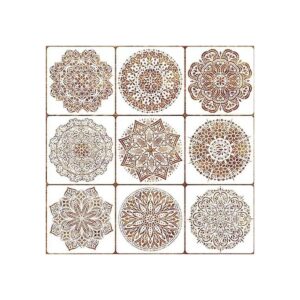 Paquete de 9 plantillas de mandala de 12 x 12 pulgadas_1