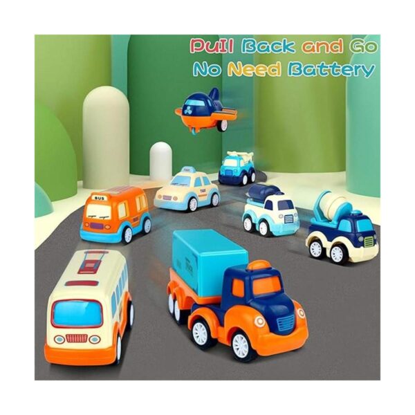 Paquete de 9 juguetes para autos para niños y niñas de 2_4